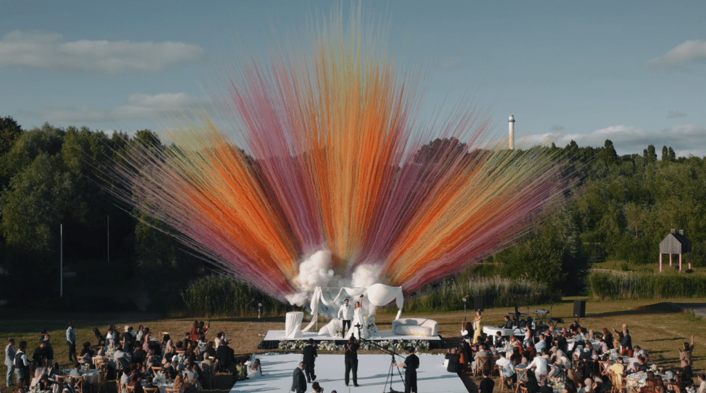 Bruiloft – Smoke shot – Hoogvliet